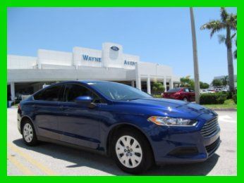 13 deep impact blue 2.5l i4 automatic sedan *side airbags *microsoft sync *fl