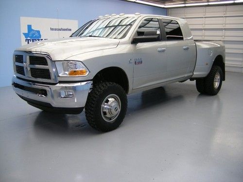 We finance!!!  2010 dodge ram 3500 slt 4x4 cummins diesel dually nav lift 1 own