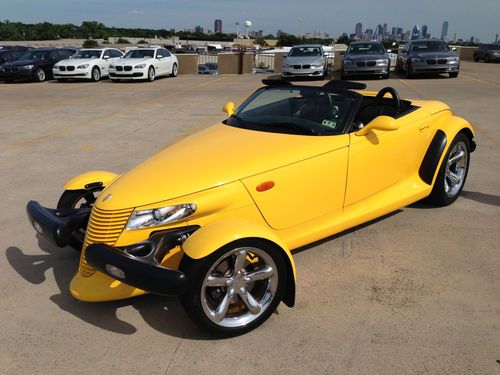 2000 plymouth prowler yellow hard to find convertible 2-door 3.5l