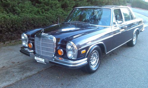 Classic 1972 mercedes benz 280 se 4.5 126k factory sunroof &amp; a/c 4.5l rns great!