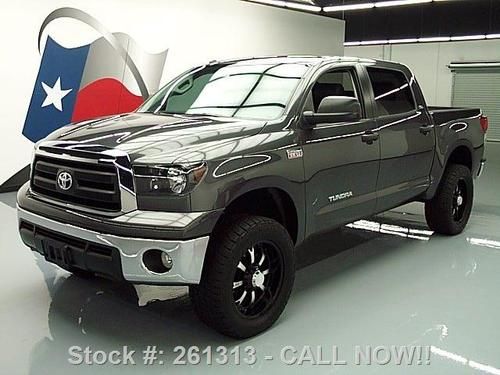 2012 toyota tundra sr5 crew max 4x4 sunroof leather 10k texas direct auto