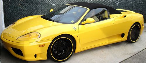 2002 ferrari 360 spider convertible 2-door 3.6l