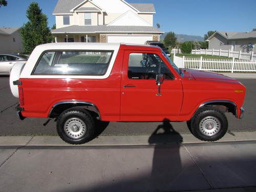 1985 ford bronco custom sport utility 2-door 5.8l