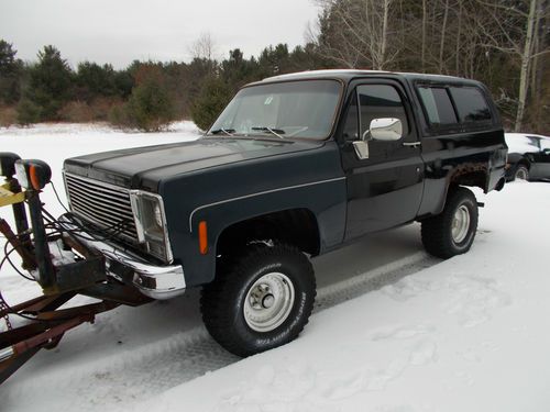 1979 chevrolet chevy blazer plow truck