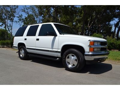 $1 NO RESERVE, 99 Tahoe Z71, CLEAN CARFAX, 4WD, 1 Owner, Southern CA Car, image 2