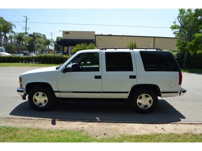 $1 NO RESERVE, 99 Tahoe Z71, CLEAN CARFAX, 4WD, 1 Owner, Southern CA Car, image 6