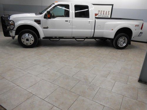 08 f450 4wd dually lariat crew 6.4 diesel tv/dvd we finance!!