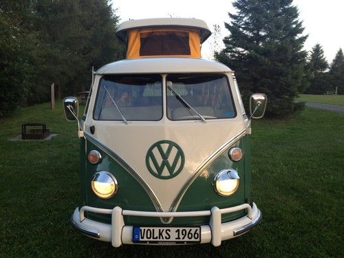 1966 volkswagen bus transporter so42 westfalia air cooled vw split window