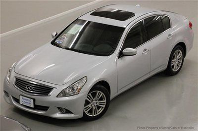 7-days *no reserve* '10 g37x prem pkg nav xenon bose warranty carfax 1-owner