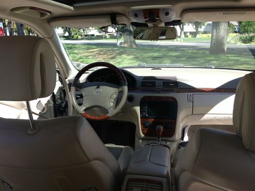 2003 Mercedes-Benz S600 Sedan 4-Door V12 Bi-Turbo + Designo + Sport + AMG rims, image 3