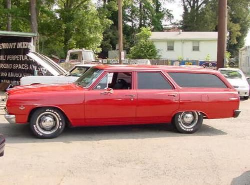 1965 chevrolet malibu deluxe 300 station wagon 350 v8 nice loaded car