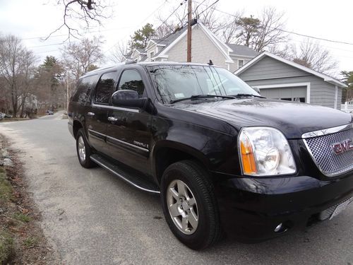 2007 gmc yukon xl denali,awd, black/black