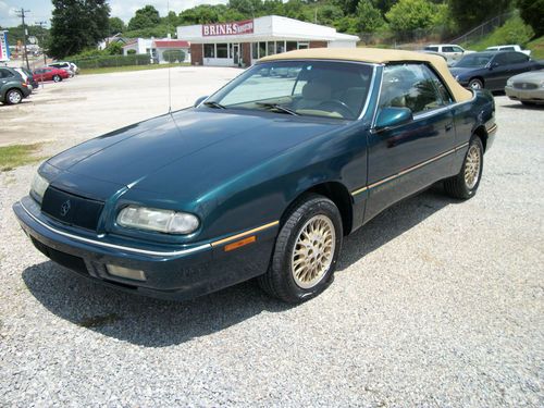 1993 chrysler lebaron gtc convertible 2-door 3.0l turbo engine