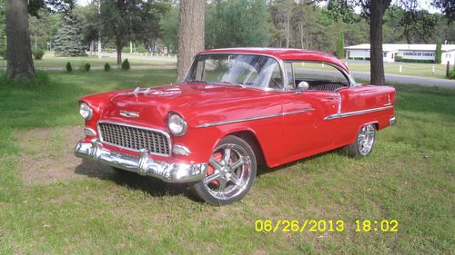 Chevrolet bel air/150/210 base hardtop 2-door 1955 383 stroker 700r 4sp overdrve