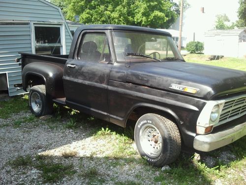 1971 ford f100 flaresided bed project truck