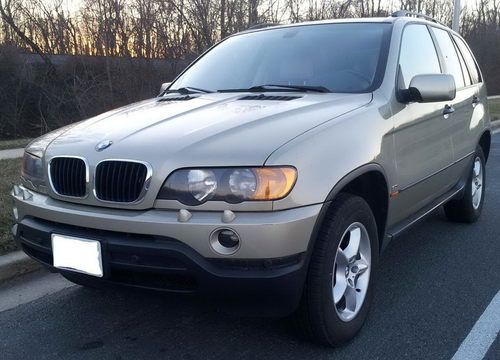 2001 gold bmw x5 auto 109k excellent condition