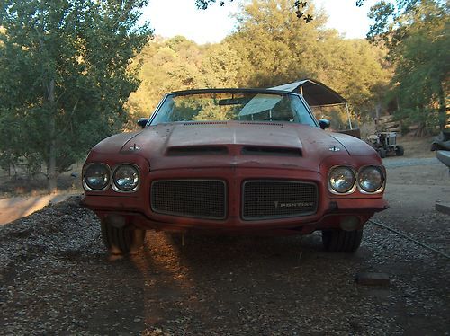 1971 lemans convertible with gto endura option phs doc runs