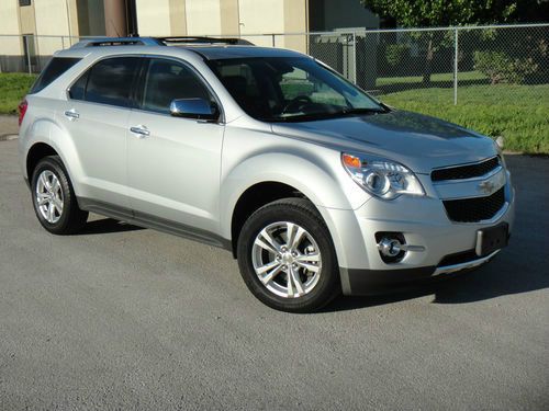 2012 chevrolet equinox ltz awd v6 leather heated seats free shipping