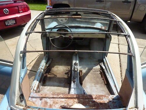 1959 FIAT 500 AUTOBIANCHI TRANSFORMABILE BARN FIND RARE FAST&LOUD IMPORT, image 3