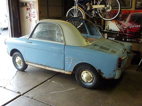 1959 FIAT 500 AUTOBIANCHI TRANSFORMABILE BARN FIND RARE FAST&LOUD IMPORT, image 5