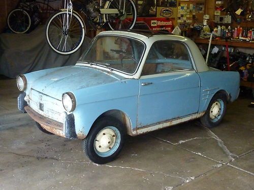 1959 FIAT 500 AUTOBIANCHI TRANSFORMABILE BARN FIND RARE FAST&LOUD IMPORT, image 6