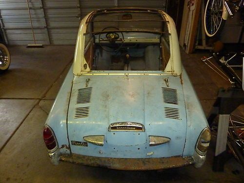 1959 FIAT 500 AUTOBIANCHI TRANSFORMABILE BARN FIND RARE FAST&LOUD IMPORT, image 9