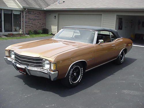 Gorgeous 1972 chevelle convertible