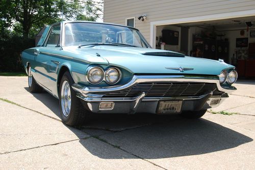 Beautiful metallic turquoise restored thunderbird