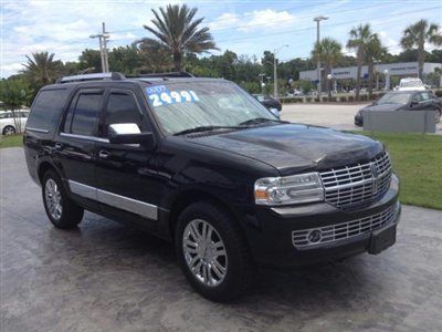 2007 lincoln navigator loaded navigation reverse camera leather quad buckets