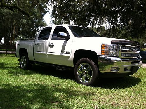 2012 Chevrolet Silverado 1500 LT Crew Cab Pickup 4-Door 5.3L Level kit 4x4, US $32,500.00, image 3