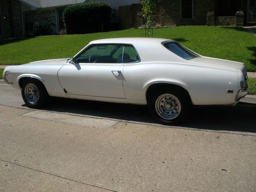1969 mercury cougar, white with blue interier, 251 windsor