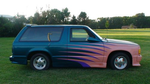 Custom turbocharged 1987 blazer with buick grand national turbo v6