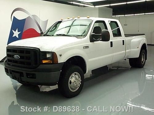 2006 ford f-350 crew 4x4 v10 dually hard tonneau 47k mi texas direct auto