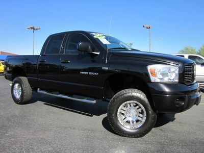 2007 dodge ram 1500 laramie slt crew cab hemi 4x4 lifted truck-nice-low miles!