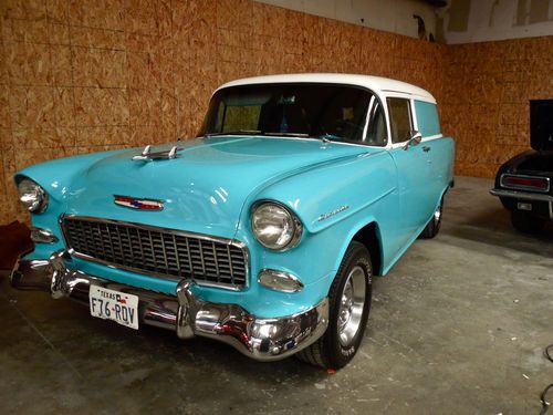 1955 chevrolet sedan delivery a/c pw/ps tilt wheel disk brakes very solid