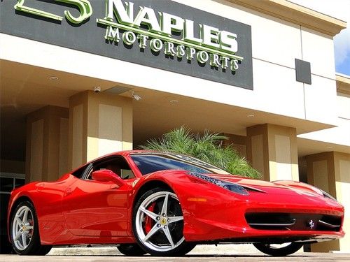 2011 ferrari 458 italia f1,rear camera,navigation,daytona seats, 20wheels