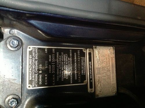 1989 Rolls Royce Silver Spur Base Sedan 4-Door 6.7L, US $24,995.00, image 10