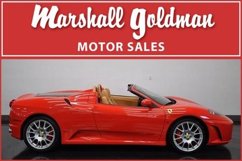 2006 ferrari f-1 f430 spider in rosso scuderia red 10,000 miles shields