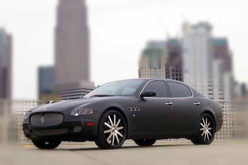 No reserve - very custom 2005 maserati quattroporte 4.2l low miles!