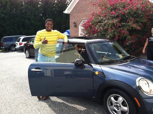 Horizon blue with black accents. great condition mini w/ winter pkg &amp; sport mode