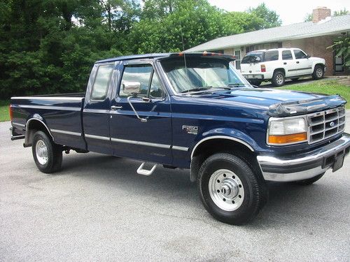 95 ford f250xlt ext 4wd 7.3 powerstroke diesel 5 speed west coast rustfree