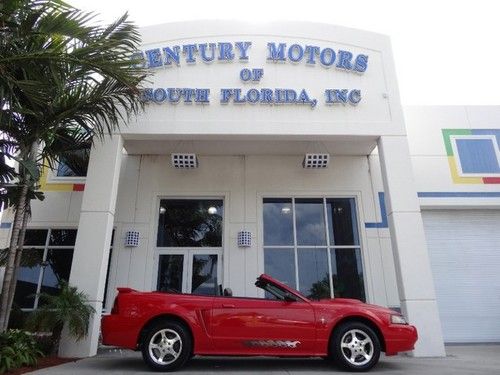 2002 ford mustang 2dr convertible deluxe low miles