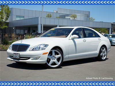 2009 s550: certified pre-owned at authorized mercedes dealer, premium 2, amg pge