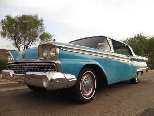 1959 ford galaxie 500, fairlane 2drht, rust free car, rebuilt mecanically