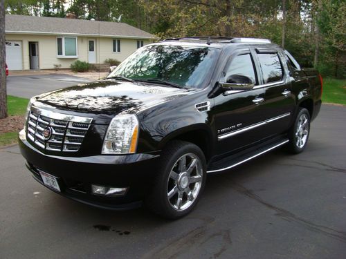 2007 cadillac escalade ext (black) moonroof  22" rims &amp; navi