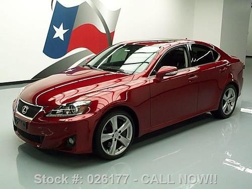 2011 lexus is 350 sunroof nav climate seats xenons 16k texas direct auto