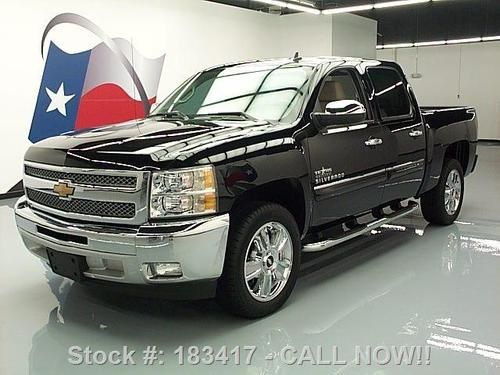 2013 chevy silverado lt crew texas ed 6 pass 20's 8k mi texas direct auto