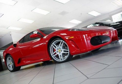 Stunning f430 coupe service history daytona seats shields red calipers pristine!