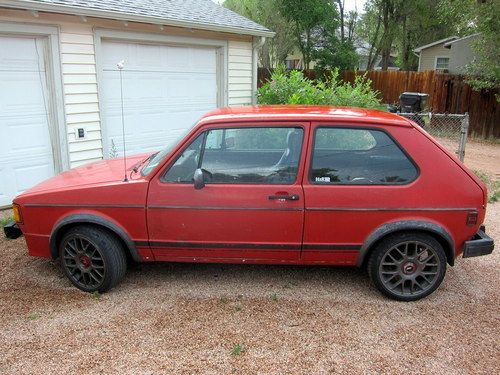 1984 volkswagen rabbit gti hatchback 2-door many performance modifications