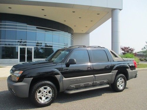 2002 chevrolet avalanche z71 4x4 black loaded super clean